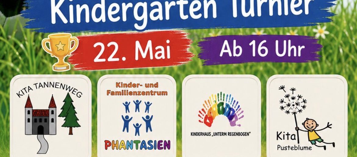 Permalink auf:Kindergarten-Fußballturnier auf dem Sportplatz Trebur